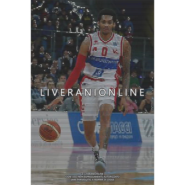 Consultinvest Pesaro vs EA7 Emporio Armani Milano, Campionato Lega Basket serie A1, 22 marzo 2015 nella foto Ross LaQuinton ©Zamagni/AGENZIA ALDO LIVERANI SAS