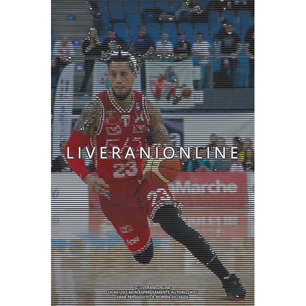 Consultinvest Pesaro vs EA7 Emporio Armani Milano, Campionato Lega Basket serie A1, 22 marzo 2015 nella foto Daniel Hackett ©Zamagni/AGENZIA ALDO LIVERANI SAS