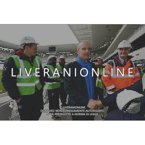 Alain Juppe - 23.03.2015 - Visite du Stade de Bordeaux - Photo : Caroline Blumberg / Icon Sport *** Local Caption *** AG ALDO LIVERANI SAS ONLY ITALY *** Local Caption *** AG ALDO LIVERANI SAS ONLY ITALY