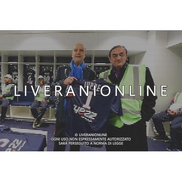 Jean Louis Triaud / Alain Juppe - 23.03.2015 - Visite du Stade de Bordeaux - Photo : Caroline Blumberg / Icon Sport *** Local Caption *** AG ALDO LIVERANI SAS ONLY ITALY *** Local Caption *** AG ALDO LIVERANI SAS ONLY ITALY