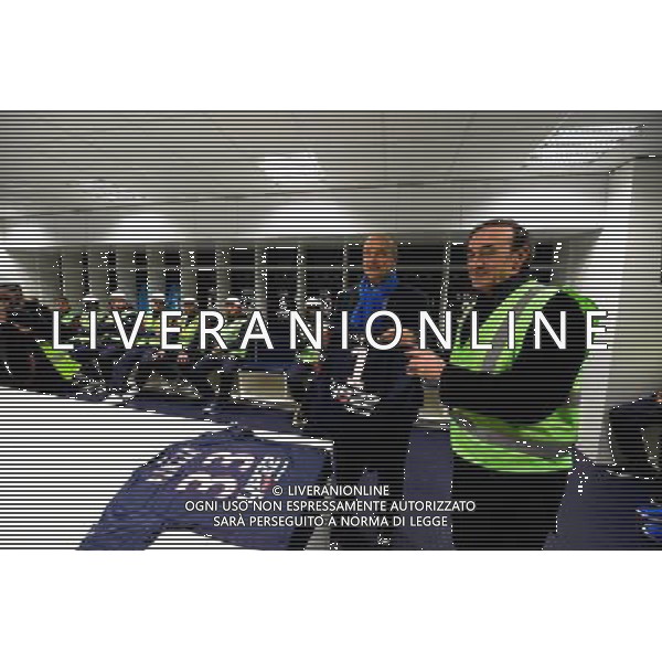 Jean Louis Triaud / Alain Juppe - 23.03.2015 - Visite du Stade de Bordeaux - Photo : Caroline Blumberg / Icon Sport *** Local Caption *** AG ALDO LIVERANI SAS ONLY ITALY *** Local Caption *** AG ALDO LIVERANI SAS ONLY ITALY