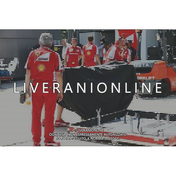 Ferrari freight. 26.03.2015. Formula 1 World Championship, Rd 2, Malaysian Grand Prix, Sepang, Malaysia, Thursday. /Agenzia Aldo Liverani sas - ITALY ONLY - EDITORIAL USE ONLY - Gp F1 di Malesia 26 marzo 2015