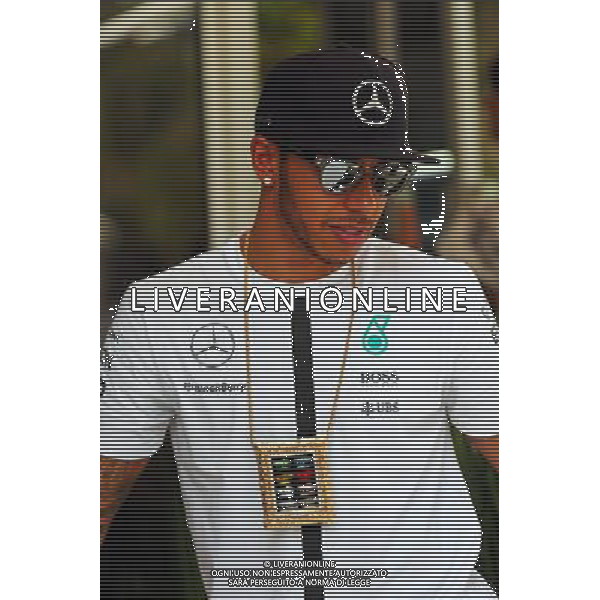 Lewis Hamilton (GBR) Mercedes AMG F1. 26.03.2015. Formula 1 World Championship, Rd 2, Malaysian Grand Prix, Sepang, Malaysia, Thursday. /Agenzia Aldo Liverani sas - ITALY ONLY - EDITORIAL USE ONLY - Gp F1 di Malesia 26 marzo 2015