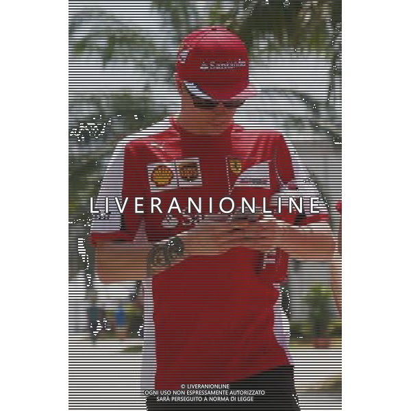 Kimi Raikkonen (FIN) Ferrari. 26.03.2015. Formula 1 World Championship, Rd 2, Malaysian Grand Prix, Sepang, Malaysia, Thursday. /Agenzia Aldo Liverani sas - ITALY ONLY - EDITORIAL USE ONLY - Gp F1 di Malesia 26 marzo 2015