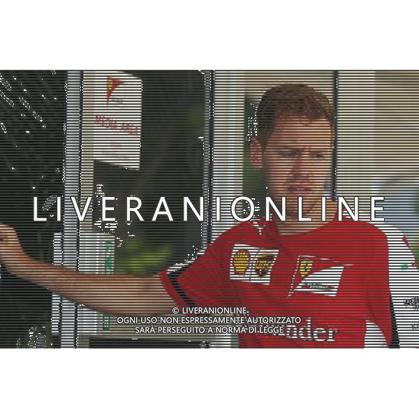 Sebastian Vettel (GER) Ferrari. 26.03.2015. Formula 1 World Championship, Rd 2, Malaysian Grand Prix, Sepang, Malaysia, Thursday. /Agenzia Aldo Liverani sas - ITALY ONLY - EDITORIAL USE ONLY - Gp F1 di Malesia 26 marzo 2015