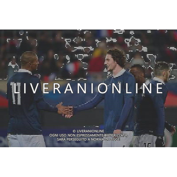 Joie Sebastien HALLER / Adrien RABIOT - 25.03.2015 - Football Espoirs - France / Estonie - Match Amical -Valenciennes Photo : Dave Winter / Icon Sport AG ALDO LIVERANI SAS ONLY ITALY