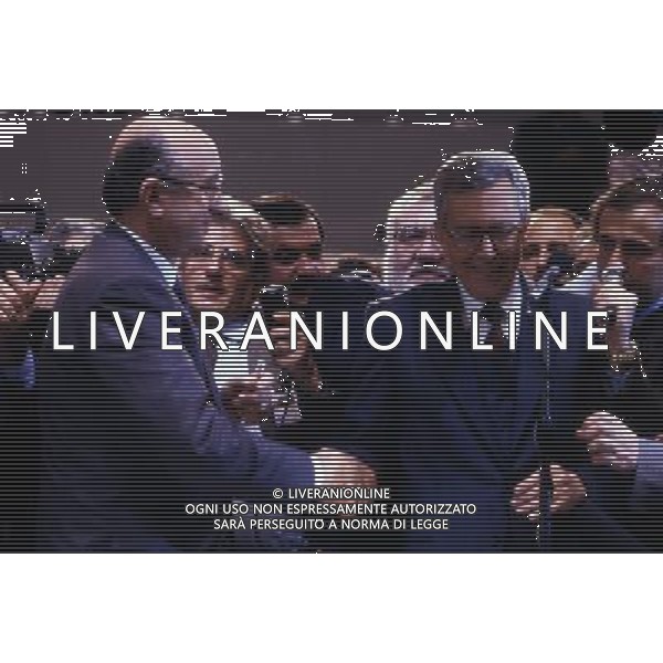 RETROSPETTIVA ARNALDO FORLANI POLITICO DEMOCRAZIA CRISTIANA NELLA FOTO ARNALDO FORLANI POLITICO DEMOCRAZIA CRISTIANA CON CIRIACO DE MITA AG ALDO LIVERANI SAS