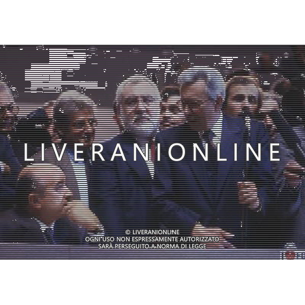 RETROSPETTIVA ARNALDO FORLANI POLITICO DEMOCRAZIA CRISTIANA NELLA FOTO ARNALDO FORLANI POLITICO DEMOCRAZIA CRISTIANA CON CIRIACO DE MITA AG ALDO LIVERANI SAS