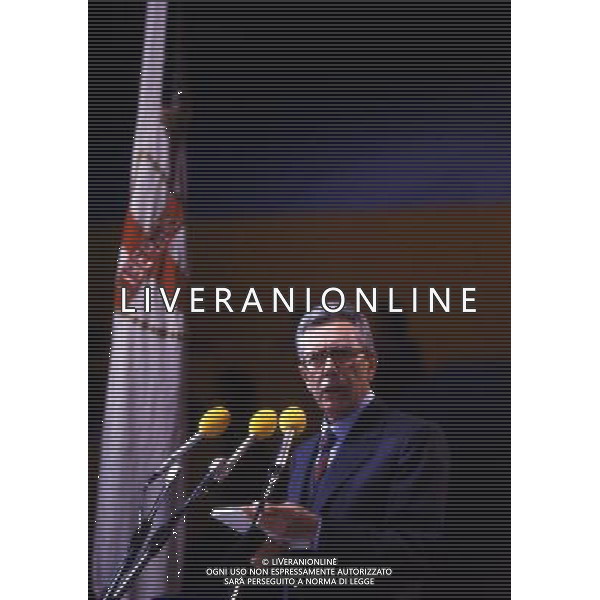 RETROSPETTIVA ARNALDO FORLANI POLITICO DEMOCRAZIA CRISTIANA NELLA FOTO ARNALDO FORLANI POLITICO DEMOCRAZIA CRISTIANA AG ALDO LIVERANI SAS