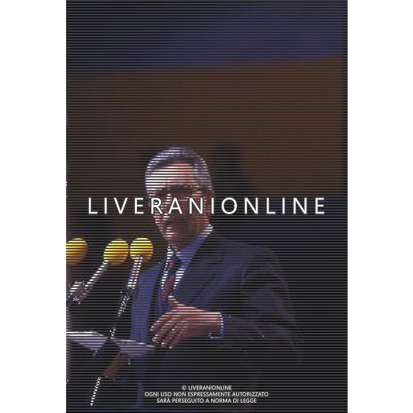 RETROSPETTIVA ARNALDO FORLANI POLITICO DEMOCRAZIA CRISTIANA NELLA FOTO ARNALDO FORLANI POLITICO DEMOCRAZIA CRISTIANA AG ALDO LIVERANI SAS