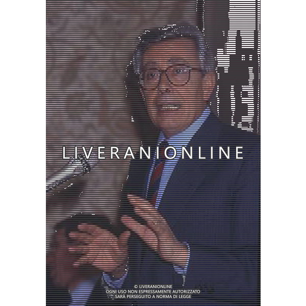 RETROSPETTIVA ARNALDO FORLANI POLITICO DEMOCRAZIA CRISTIANA NELLA FOTO ARNALDO FORLANI POLITICO DEMOCRAZIA CRISTIANA AG ALDO LIVERANI SAS