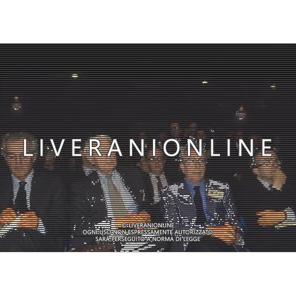 RETROSPETTIVA ARNALDO FORLANI POLITICO DEMOCRAZIA CRISTIANA NELLA FOTO RAUL GARDINI GIANNI AGNELLI ARNALDO FORLANI GIULIO ANDREOTTI AG ALDO LIVERANI SAS