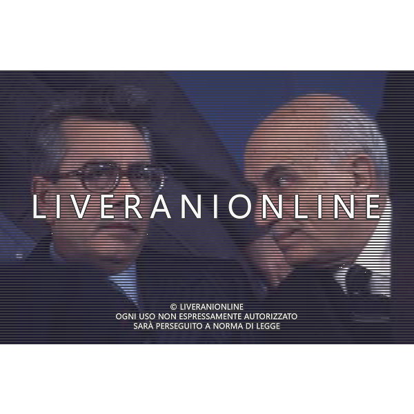 RETROSPETTIVA ARNALDO FORLANI POLITICO DEMOCRAZIA CRISTIANA NELLA FOTO ARNALDO FORLANI POLITICO DEMOCRAZIA CRISTIANA CON AMINTORE FANFANI AG ALDO LIVERANI SAS