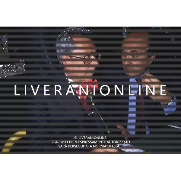 RETROSPETTIVA ARNALDO FORLANI POLITICO DEMOCRAZIA CRISTIANA NELLA FOTO ARNALDO FORLANI POLITICO DEMOCRAZIA CRISTIANA CON CIRIACO DE MITA AG ALDO LIVERANI SAS