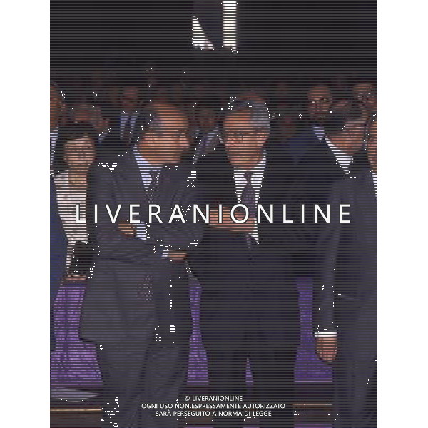 RETROSPETTIVA ARNALDO FORLANI POLITICO DEMOCRAZIA CRISTIANA NELLA FOTO ARNALDO FORLANI POLITICO DEMOCRAZIA CRISTIANA CON CIRIACO DE MITA AG ALDO LIVERANI SAS
