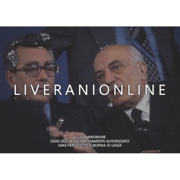 RETROSPETTIVA ARNALDO FORLANI POLITICO DEMOCRAZIA CRISTIANA NELLA FOTO ARNALDO FORLANI POLITICO DEMOCRAZIA CRISTIANA CON AMINTORE FANFANI AG ALDO LIVERANI SAS