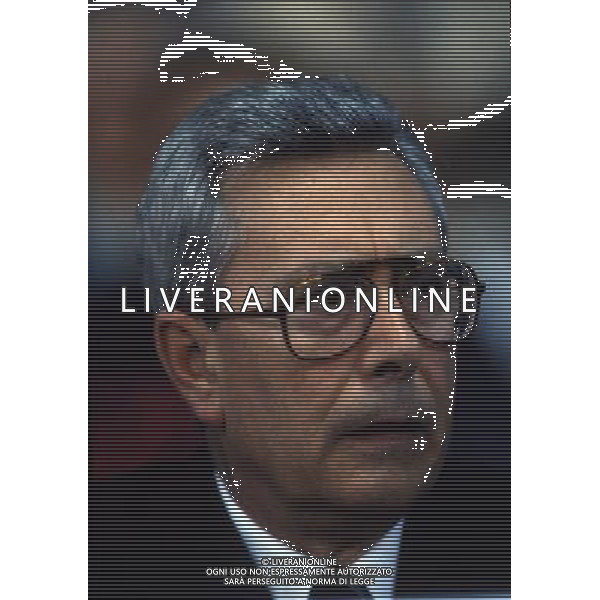 RETROSPETTIVA ARNALDO FORLANI POLITICO DEMOCRAZIA CRISTIANA NELLA FOTO ARNALDO FORLANI POLITICO DEMOCRAZIA CRISTIANA AG ALDO LIVERANI SAS
