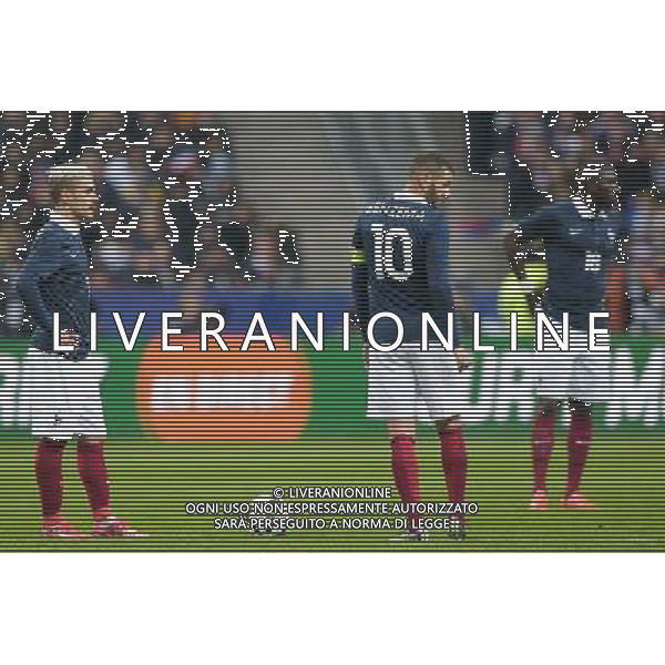 Deception France - Antoine GRIEZMANN / Karim BENZEMA - 26.03.2015 - France / Bresil - Match Amical Photo : Andre Ferreira / Icon Sport AG ALDO LIVERANI SAS ONLY ITALY