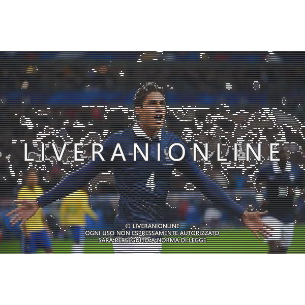 Joie Raphael VARANE - 26.03.2015 - France / Bresil - Match Amical Photo : Dave Winter / Icon Sport AG ALDO LIVERANI SAS ONLY ITALY