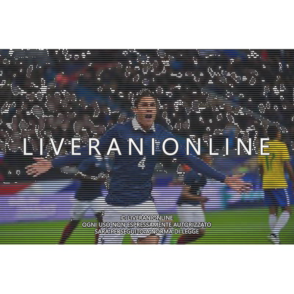 Joie Raphael VARANE - 26.03.2015 - France / Bresil - Match Amical Photo : Dave Winter / Icon Sport AG ALDO LIVERANI SAS ONLY ITALY