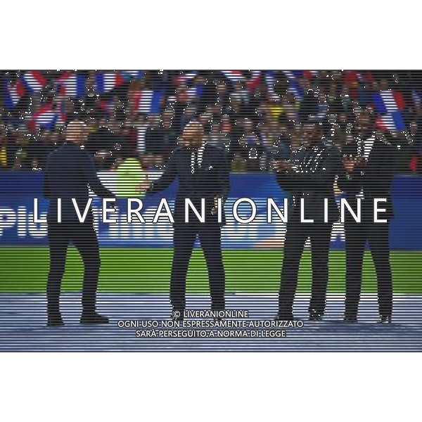Zinedine ZIDANE / Thierry HENRY / Marcel DESAILLY / Patrick VIEIRA - 26.03.2015 - France / Bresil - Match Amical Photo : Dave Winter / Icon Sport AG ALDO LIVERANI SAS ONLY ITALY