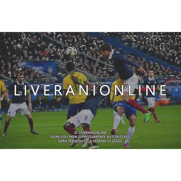 Mamadou SAKHO / Raphael VARANE - 26.03.2015 - France / Bresil - Match Amical Photo : Dave Winter / Icon Sport AG ALDO LIVERANI SAS ONLY ITALY