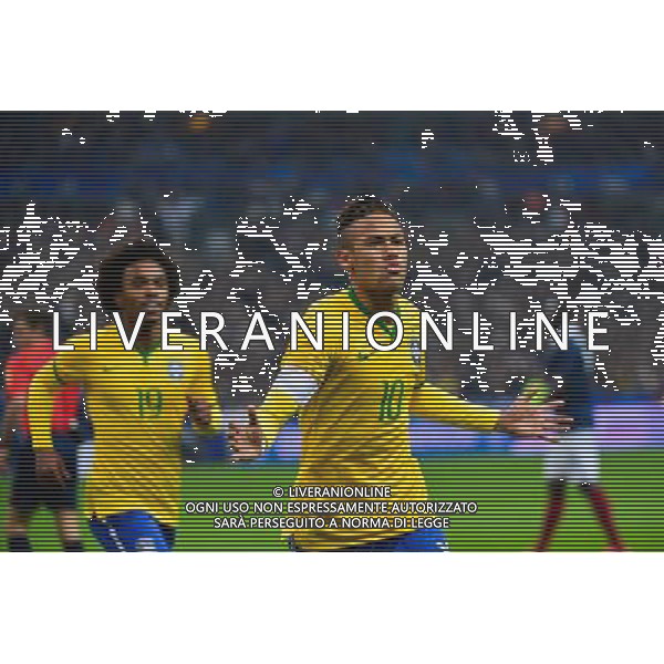 Joie NEYMAR - 26.03.2015 - France / Bresil - Match Amical Photo : Dave Winter / Icon Sport AG ALDO LIVERANI SAS ONLY ITALY