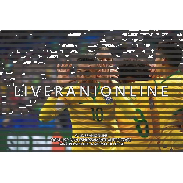 Joie NEYMAR - 26.03.2015 - France / Bresil - Match Amical Photo : Dave Winter / Icon Sport AG ALDO LIVERANI SAS ONLY ITALY