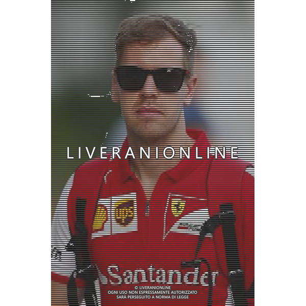 Sebastian Vettel (GER) Ferrari. 27.03.2015. Formula 1 World Championship, Rd 2, Malaysian Grand Prix, Sepang, Malaysia, Friday. AG ALDO LIVERANI SAS ONLY ITALY