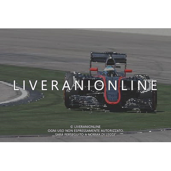 Fernando Alonso (ESP) McLaren MP4-30 runs wide. 27.03.2015. Formula 1 World Championship, Rd 2, Malaysian Grand Prix, Sepang, Malaysia, Friday. AG ALDO LIVERANI SAS ONLY ITALY