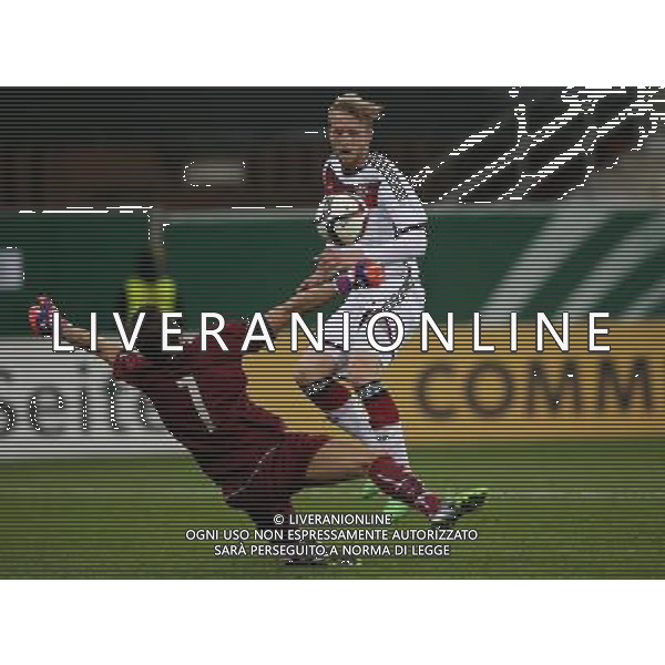 firo Fu§ball,Fussball, 27.03.2015 LŠnderspiel Nationalmannschaft, Saison U 23 Deutschland - Italien 2:2 Zweikampf Philipp Hofmann gegen Francesco Bardi $worldrightsEs gelten unsere AGB, einsehbar auf www.firosportphoto.de copyright by firo sportphoto: /AGENZIA ALDO LIVERANI SAS - ITALY ONLY - EDITORIAL USE ONLY - GERMANIA - ITALIA UNDER 21