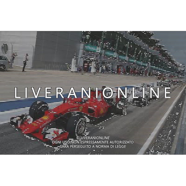Kimi Raikkonen (FIN) Ferrari SF15-T in the queue at the end of the pit lane. 28.03.2015. Formula 1 World Championship, Rd 2, Malaysian Grand Prix, Sepang, Malaysia, Saturday. - www.xpbimages.com, EMail: requests@xpbimages.com - copy of publication required for printed pictures. Every used picture is fee-liable. Â© Copyright: Batchelor / XPB Images/ONLY ITALY/Agenzia Aldo Liverani s.a.s.