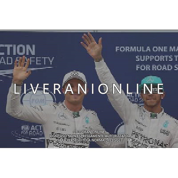 Nico Rosberg (GER) Mercedes AMG F1 W06 and Lewis Hamilton (GBR) Mercedes AMG F1. 28.03.2015. Formula 1 World Championship, Rd 2, Malaysian Grand Prix, Sepang, Malaysia, Saturday. - www.xpbimages.com, EMail: requests@xpbimages.com - copy of publication required for printed pictures. Every used picture is fee-liable. Â© Copyright: Batchelor / XPB Images/ONLY ITALY/Agenzia Aldo Liverani s.a.s.