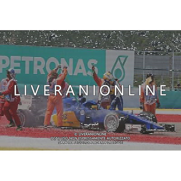 Marcus Ericsson (SWE) Sauber C34 retired from the race. 29.03.2015. Formula 1 World Championship, Rd 2, Malaysian Grand Prix, Sepang, Malaysia, Sunday. /AGENZIA ALDO LIVERANI SAS - ITALY ONLY - EDITORIAL USE ONLY - GP F1 MALESIA GARA 29 MARZO 2015