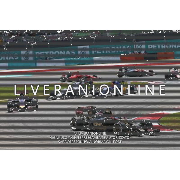Romain Grosjean (FRA) Lotus F1 E23. 29.03.2015. Formula 1 World Championship, Rd 2, Malaysian Grand Prix, Sepang, Malaysia, Sunday. /AGENZIA ALDO LIVERANI SAS - ITALY ONLY - EDITORIAL USE ONLY - GP F1 MALESIA GARA 29 MARZO 2015