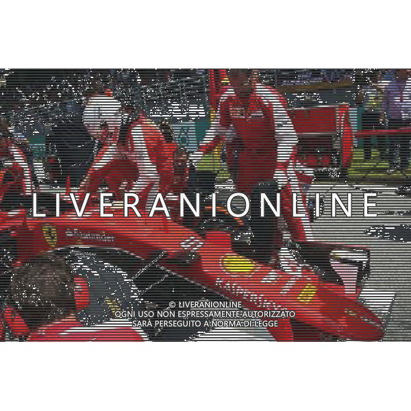 Sebastian Vettel (GER) Ferrari SF15-T on the grid. 29.03.2015. Formula 1 World Championship, Rd 2, Malaysian Grand Prix, Sepang, Malaysia, Sunday. /AGENZIA ALDO LIVERANI SAS - ITALY ONLY - EDITORIAL USE ONLY - GP F1 MALESIA GARA 29 MARZO 2015
