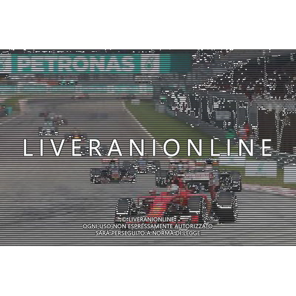 Sebastian Vettel (GER) Ferrari SF15-T. 29.03.2015. Formula 1 World Championship, Rd 2, Malaysian Grand Prix, Sepang, Malaysia, Sunday. /AGENZIA ALDO LIVERANI SAS - ITALY ONLY - EDITORIAL USE ONLY - GP F1 MALESIA GARA 29 MARZO 2015