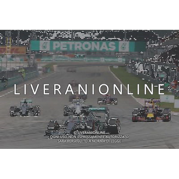 Lewis Hamilton (GBR) Mercedes AMG F1 W06. 29.03.2015. Formula 1 World Championship, Rd 2, Malaysian Grand Prix, Sepang, Malaysia, Sunday. /AGENZIA ALDO LIVERANI SAS - ITALY ONLY - EDITORIAL USE ONLY - GP F1 MALESIA GARA 29 MARZO 2015