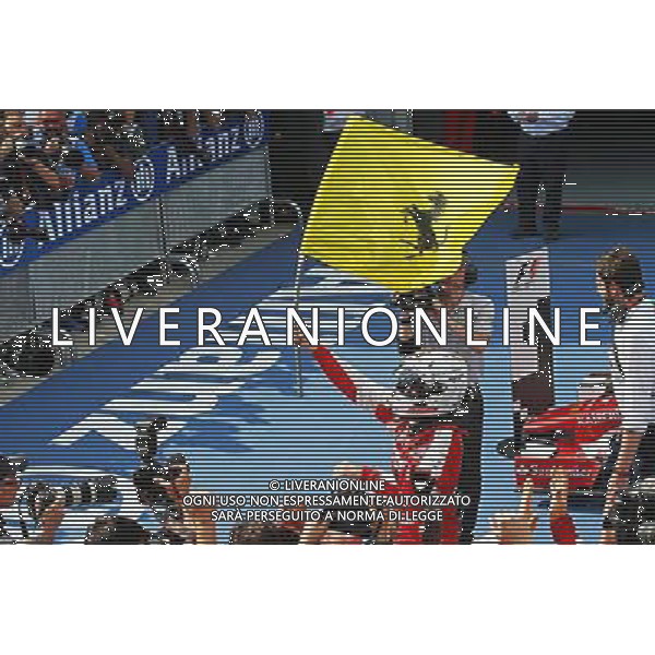 Race winner Sebastian Vettel (GER) Ferrari celebrates in parc ferme. 29.03.2015. Formula 1 World Championship, Rd 2, Malaysian Grand Prix, Sepang, Malaysia, Sunday. /AGENZIA ALDO LIVERANI SAS - ITALY ONLY - EDITORIAL USE ONLY