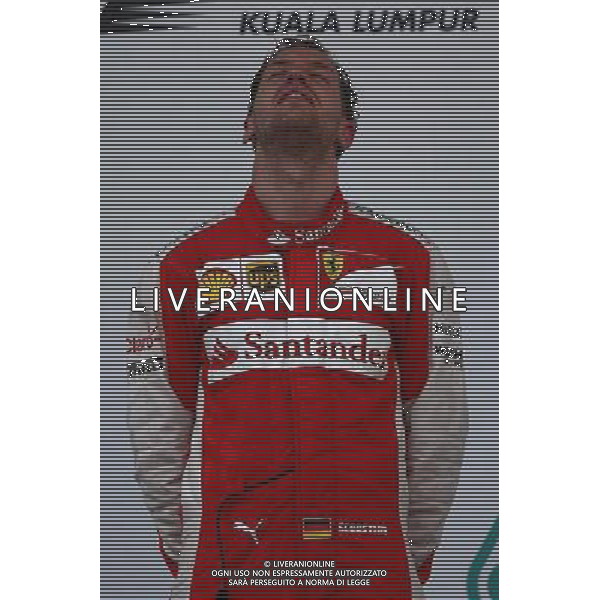 1st place Sebastian Vettel (GER) Ferrari. 29.03.2015. Formula 1 World Championship, Rd 2, Malaysian Grand Prix, Sepang, Malaysia, Sunday. /AGENZIA ALDO LIVERANI SAS - ITALY ONLY - EDITORIAL USE ONLY