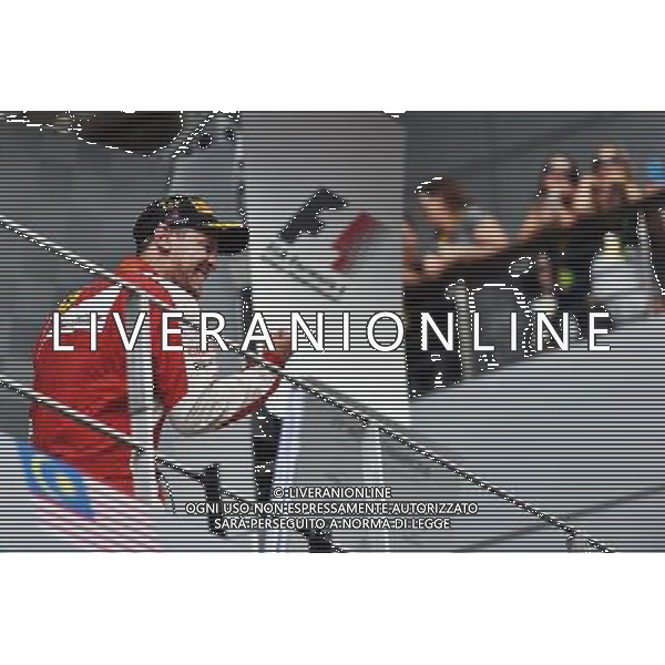 Race winner Sebastian Vettel (GER) Ferrari celebrates on the podium. 29.03.2015. Formula 1 World Championship, Rd 2, Malaysian Grand Prix, Sepang, Malaysia, Sunday. - www.xpbimages.com, EMail: requests@xpbimages.com - copy of publication required for printed pictures. Every used picture is fee-liable. © Copyright: Price / XPB Images ONLY ITALY-EDITORIAL USE ONLY-Agenzia Aldo Liverani s.a.s.