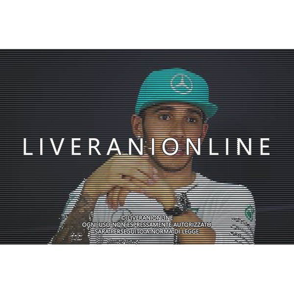 Lewis Hamilton (GBR) Mercedes AMG F1 in the FIA Press Conference. 29.03.2015. Formula 1 World Championship, Rd 2, Malaysian Grand Prix, Sepang, Malaysia, Sunday. - www.xpbimages.com, EMail: requests@xpbimages.com - copy of publication required for printed pictures. Every used picture is fee-liable. Â© Copyright: Price / XPB Images/Agenzia Aldo Liverani s.a.s.