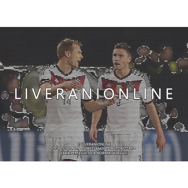 firo Fu§ball, Fussball, 25.03.2015 LŠnderspiel, Freundschaftsspiel, Testspiel Saison 2015/2016, Nati, Deutsche Nationalmannschaft Deutschland, GER - Australien, AUS 2:2 GER Holger Badstuber, GER Jonas Hector, Gestik, Geste $worldrights Es gelten unsere AGB, einsehbar auf www.firosportphoto.de copyright by firo sportphoto: /AGENZIA ALDO LIVERANI SAS - ITALY ONLY - EDITORIAL USE ONLY - germania australia