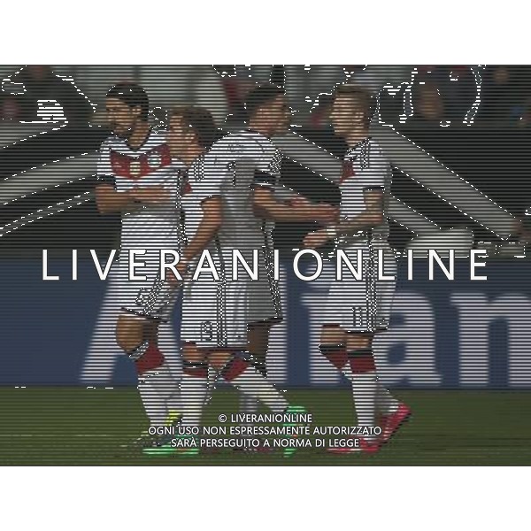 firo Fu§ball,Fussball, 25.03.2015 LŠnderspiel Nationalmannschaft: Freundschaftsspiel Deutschland - Australien Jubel Marco Reus erzielt das Tor zum 1:0 mit Hector khedira und Gštze $worldrightsEs gelten unsere AGB, einsehbar auf www.firosportphoto.de copyright by firo sportphoto: /AGENZIA ALDO LIVERANI SAS - ITALY ONLY - EDITORIAL USE ONLY - germania australia