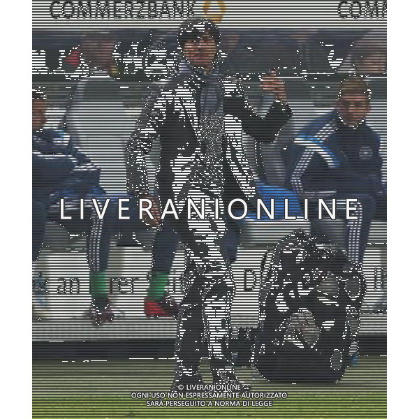 firo Fu§ball, Fussball, 25.03.2015 LŠnderspiel, Freundschaftsspiel, Testspiel Saison 2015/2016, Nati, Deutsche Nationalmannschaft Deutschland, GER - Australien, AUS 2:2 GER Bundestrainer Trainer Coach Jogi Joachim Lšw Loew, ganze figur, Gestik, Geste $worldrights Es gelten unsere AGB, einsehbar auf www.firosportphoto.de copyright by firo sportphoto: /AGENZIA ALDO LIVERANI SAS - ITALY ONLY - EDITORIAL USE ONLY - germania australia