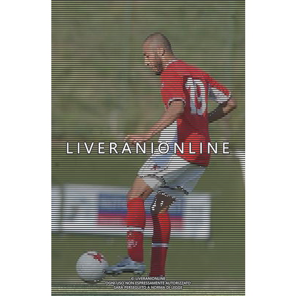 FOLGARIA 06 LUGLIO 2003 PRIMA AMICHEVOLE PERUGIA VIRTUS BASSANO NELLA FOTO: SAADI AL GHEDDAFI FOTO 1905/ROBERTO SETTONCE/ALDO LIVERANI