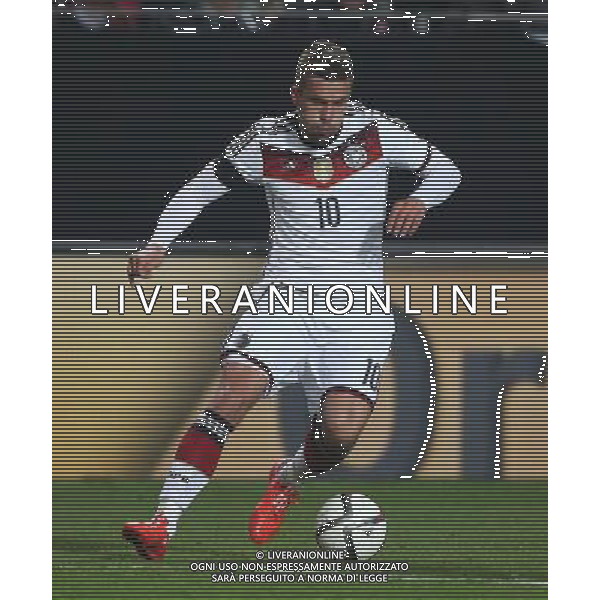 firo Fu§ball, Fussball, 25.03.2015 LŠnderspiel, Freundschaftsspiel, Testspiel Saison 2015/2016, Nati, Deutsche Nationalmannschaft Deutschland, GER - Australien, AUS 2:2 GER Lukas Podolski, Einzelaktion $worldrights Es gelten unsere AGB, einsehbar auf www.firosportphoto.de copyright by firo sportphoto: Coesfelder Str.207 /AGENZIA ALDO LIVERANI SAS - ITALY ONLY - EDITORIAL USE ONLY - germania australia