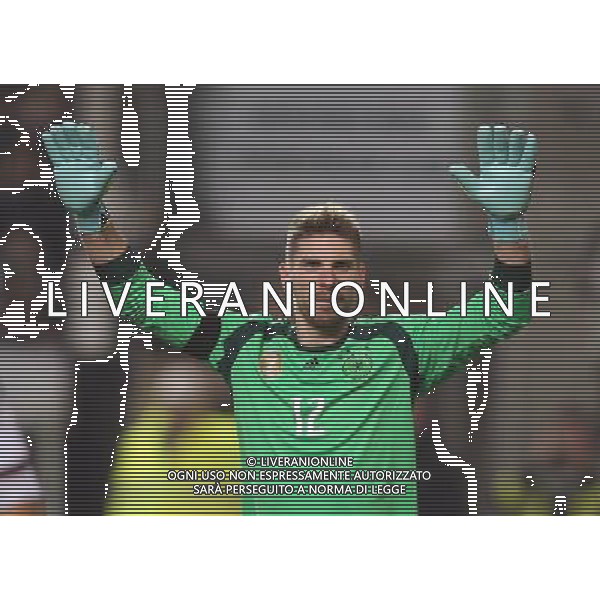 firo Fu§ball, Fussball, 25.03.2015 LŠnderspiel, Freundschaftsspiel, Testspiel Saison 2015/2016, Nati, Deutsche Nationalmannschaft Deutschland, GER - Australien, AUS 2:2 GER Torwart TorhŸter Goalkeeper Ron-Robert Zieler, Gestik, Geste, halbe figur $worldrights Es gelten unsere AGB, einsehbar auf www.firosportphoto.de copyright by firo sportphoto: /AGENZIA ALDO LIVERANI SAS - ITALY ONLY - EDITORIAL USE ONLY - germania australia