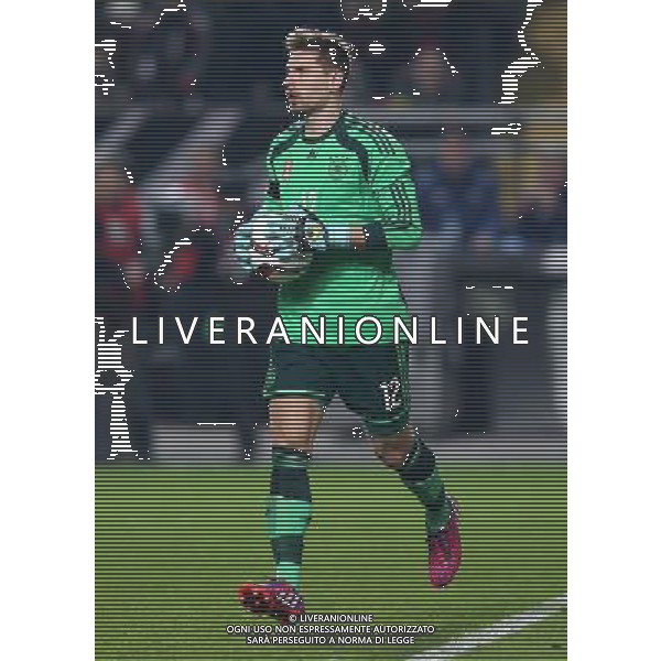 firo Fu§ball, Fussball, 25.03.2015 LŠnderspiel, Freundschaftsspiel, Testspiel Saison 2015/2016, Nati, Deutsche Nationalmannschaft Deutschland, GER - Australien, AUS 2:2 GER Torwart TorhŸter Goalkeeper Ron-Robert Zieler, Einzelaktion, ganze figur $worldrights Es gelten unsere AGB, einsehbar auf www.firosportphoto.de copyright by firo sportphoto: /AGENZIA ALDO LIVERANI SAS - ITALY ONLY - EDITORIAL USE ONLY - germania australia