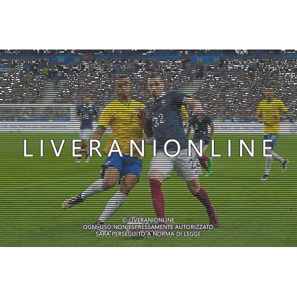 Danilo / Morgan Schneiderlin - 26.03.2015 - France / Bresil - Match Amical Photo : Andre Ferreira / Icon Sport AG ALDO LIVERANI SAS ONLY ITALY